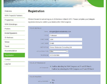 Viva Congress website